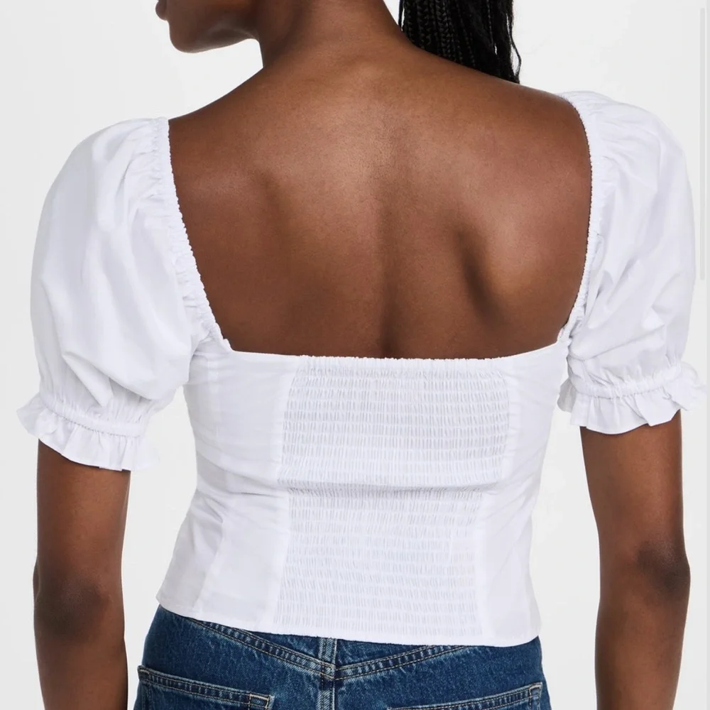 STAUD White Lina Top